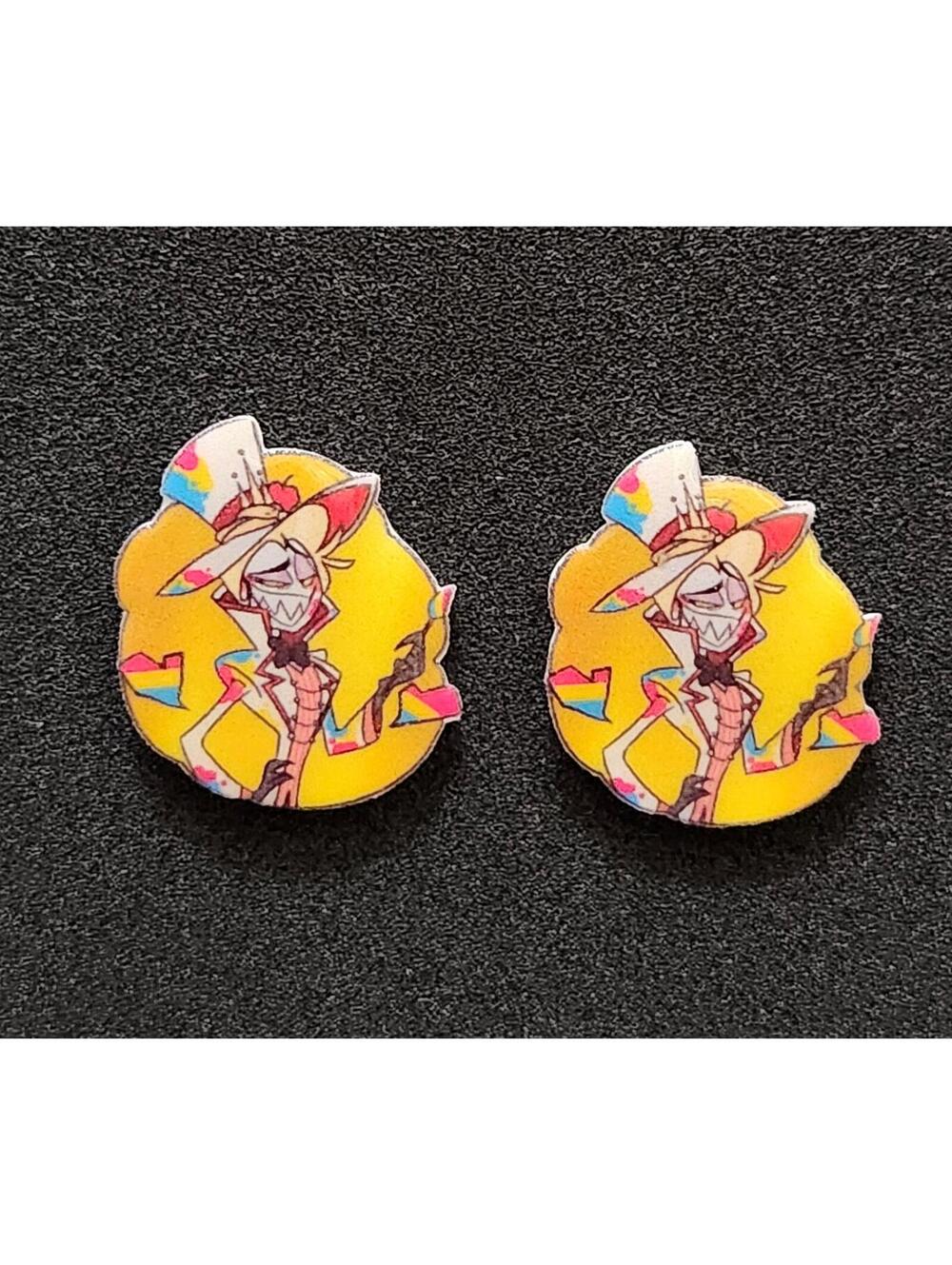 Lucifer earrings  - Hazbin Hotel